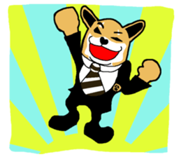 Shiba-Inu Salaryman Part.2 sticker #1436656