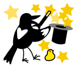 Magpie sticker sticker #1436742