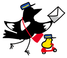 Magpie sticker sticker #1436755