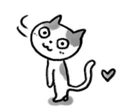 Brush cat! sticker #1437115