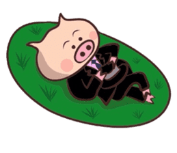 Hard-boiled pig 2 sticker #1437357