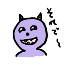 Oni children sticker #1437479