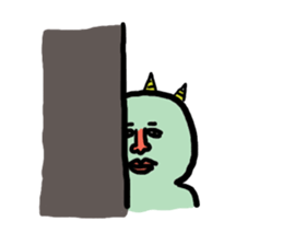 Oni children sticker #1437495