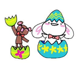 Life of Shirousa(bunny)&Kumakichi(bear) sticker #1438098