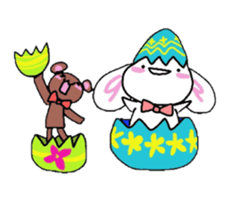Life of Shirousa(bunny)&Kumakichi(bear) sticker #1438098
