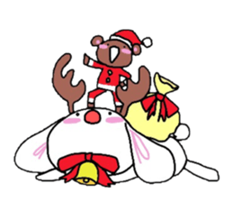 Life of Shirousa(bunny)&Kumakichi(bear) sticker #1438100