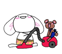 Life of Shirousa(bunny)&Kumakichi(bear) sticker #1438104