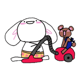 Life of Shirousa(bunny)&Kumakichi(bear) sticker #1438104