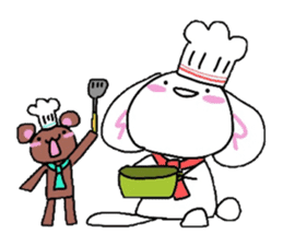 Life of Shirousa(bunny)&Kumakichi(bear) sticker #1438106