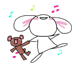 Life of Shirousa(bunny)&Kumakichi(bear) sticker #1438116