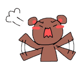Life of Shirousa(bunny)&Kumakichi(bear) sticker #1438134