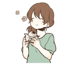 honobono log sticker sticker #1438550