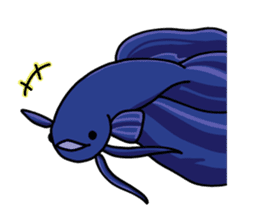 Daily life of Betta sticker #1438666