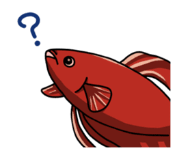 Daily life of Betta sticker #1438668