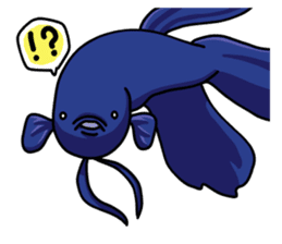 Daily life of Betta sticker #1438669