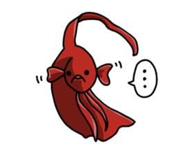 Daily life of Betta sticker #1438672