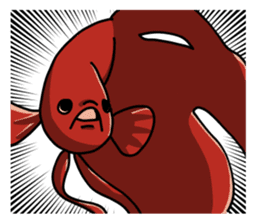 Daily life of Betta sticker #1438673