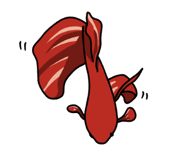 Daily life of Betta sticker #1438691