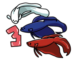 Daily life of Betta sticker #1438696