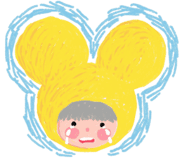 The Girl With The Yellow Raincoat sticker #1439420