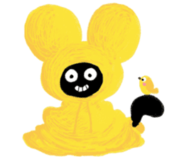 The Girl With The Yellow Raincoat sticker #1439454