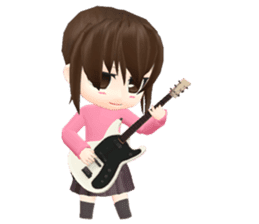 Pinky - The little girl pink shirt (Eng) sticker #1439820