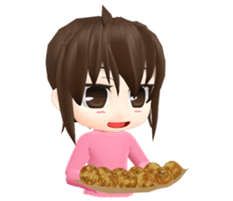 Pinky - The little girl pink shirt (Eng) sticker #1439836