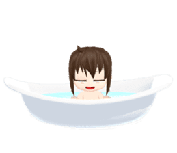 Pinky - The little girl pink shirt (Eng) sticker #1439856