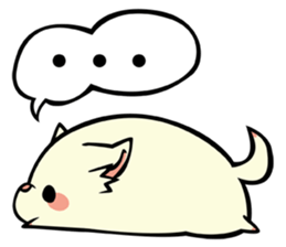 White Spitz sticker #1439863