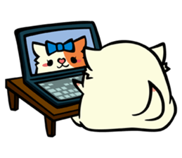 White Spitz sticker #1439877