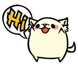 White Spitz sticker #1439884