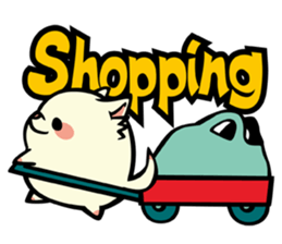 White Spitz sticker #1439893