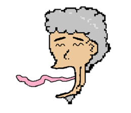 The man who is humor sticker #1439998