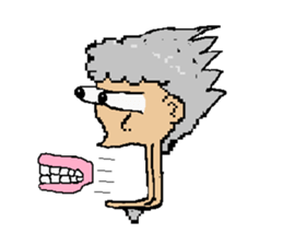 The man who is humor sticker #1439999