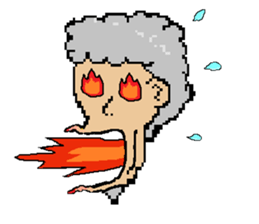 The man who is humor sticker #1440002