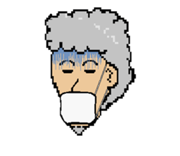 The man who is humor sticker #1440003