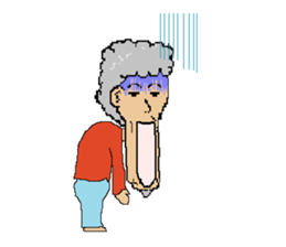 The man who is humor sticker #1440007