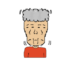 The man who is humor sticker #1440010