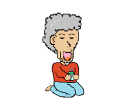The man who is humor sticker #1440013