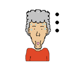 The man who is humor sticker #1440017