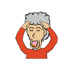 The man who is humor sticker #1440020