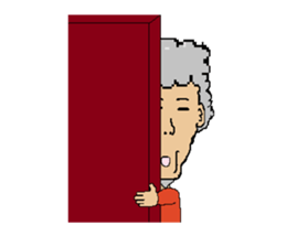 The man who is humor sticker #1440026