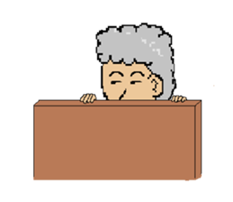 The man who is humor sticker #1440028