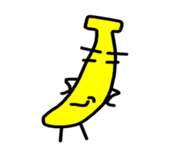 is Banana sticker #1440514