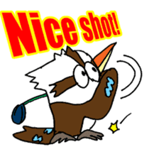 Happy bird Kookaburra! sticker #1440757
