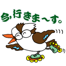 Happy bird Kookaburra! sticker #1440762