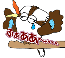 Happy bird Kookaburra! sticker #1440764