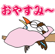 Happy bird Kookaburra! sticker #1440774