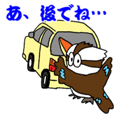 Happy bird Kookaburra! sticker #1440776