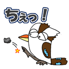 Happy bird Kookaburra! sticker #1440778